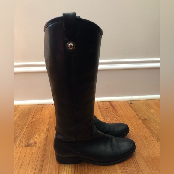 Frye Melissa tall riding boots - black, size 7 - Picture 5 of 8